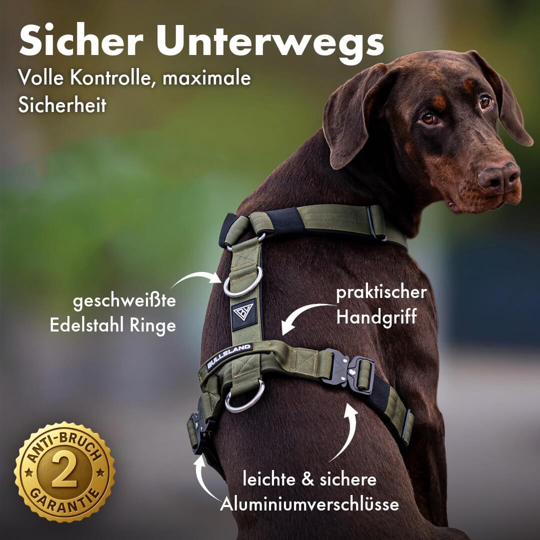 Tactisch Y-harnas "Pro" – met handvat - Marinegroen