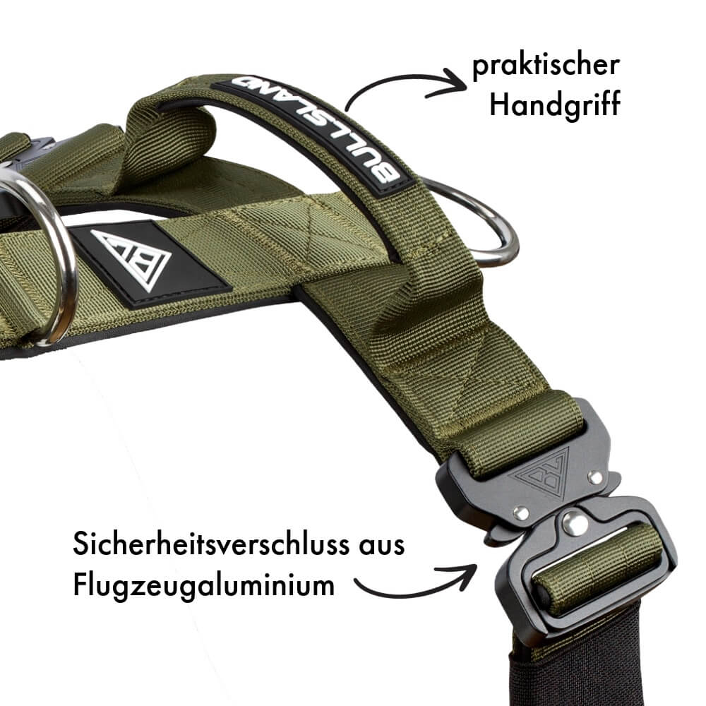 Taktisches Y-Geschirr "Pro" – mit Handgriff - Navy Green